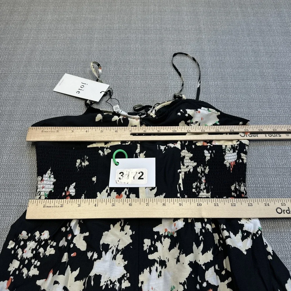 New Joie Floral Jumpsuit size 0 Boho‎ Resort Wide Leg Sleeveless Vacation Flowy